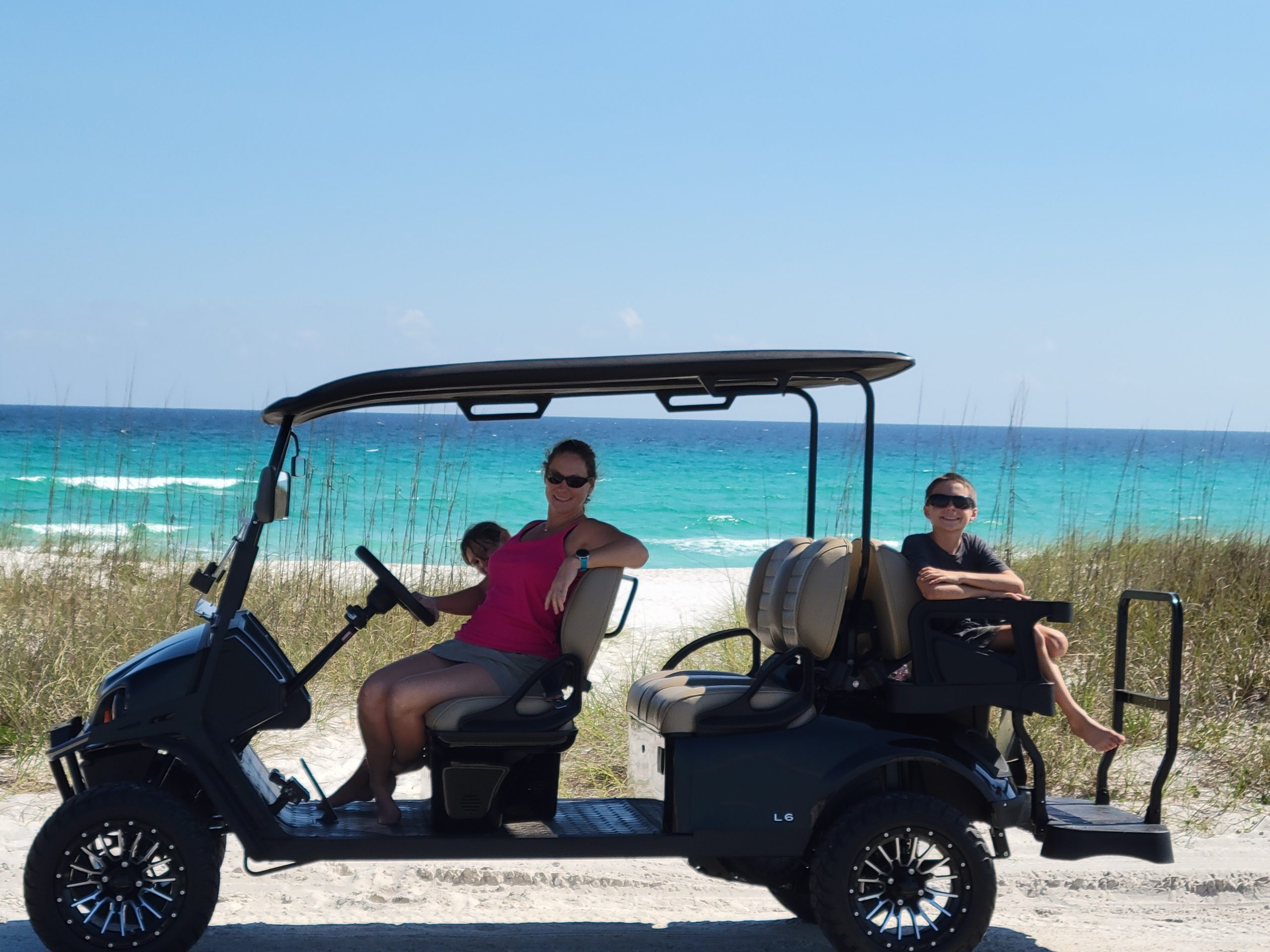 Rental Golf Cart at Pensacola Beach Florida